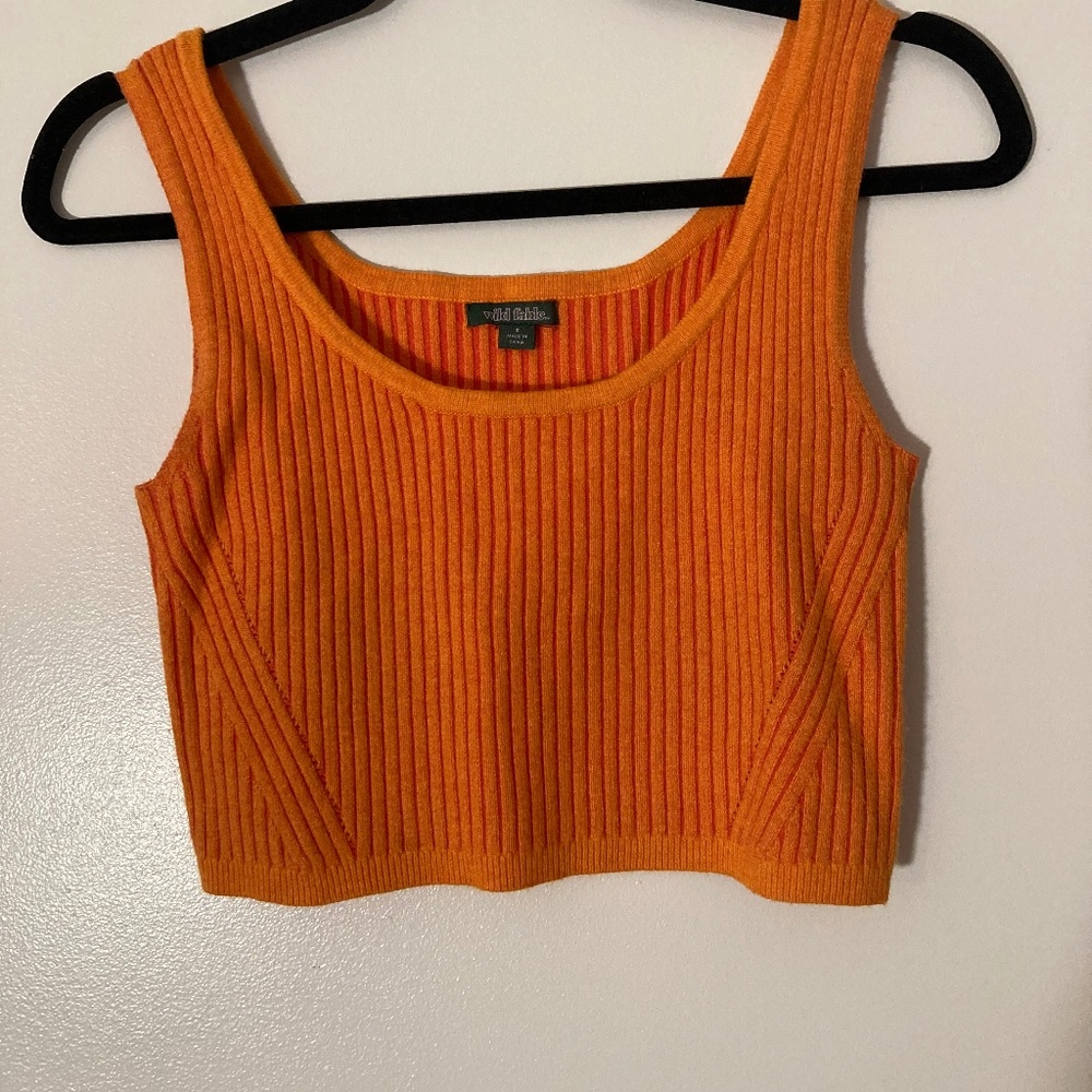 Wild fable knit cropped tank